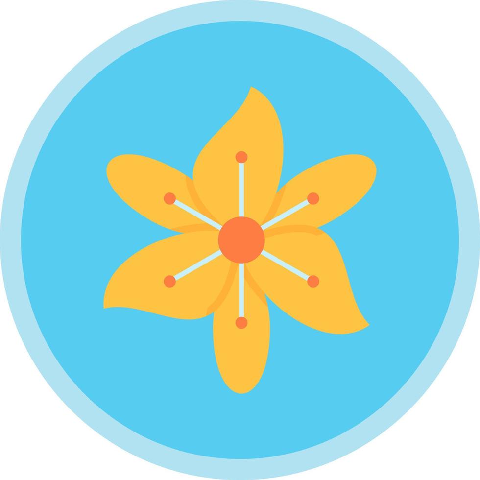 Freesia Vector Icon Design
