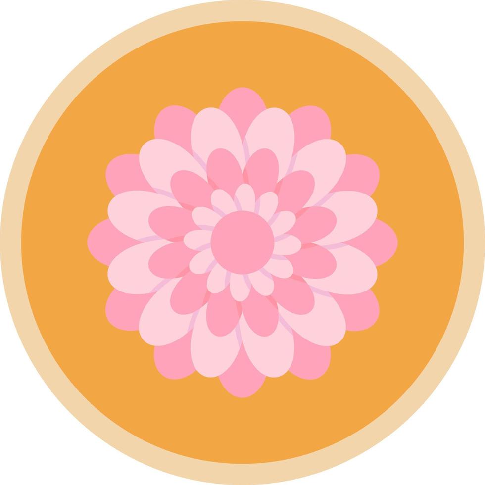 Chrysanthemum Vector Icon Design