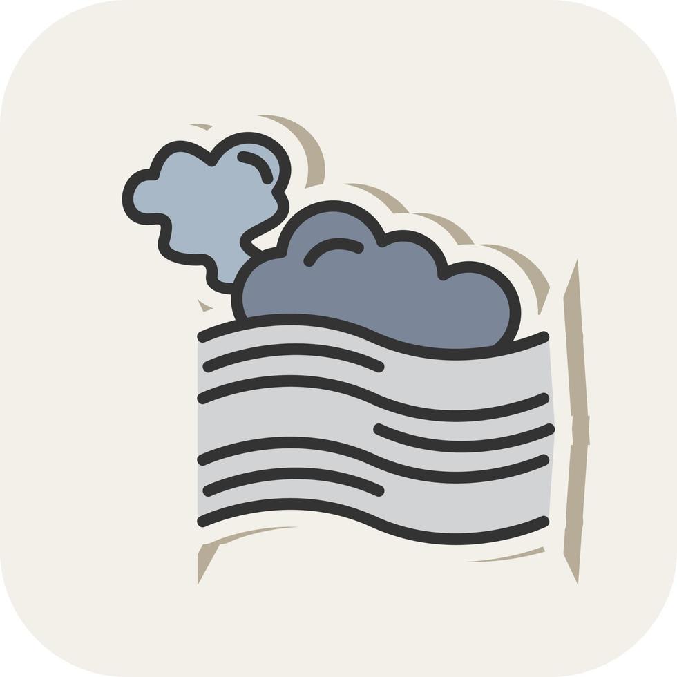 Fog Vector Icon Design