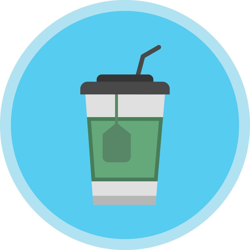 Ice Tea Vector Icon Design