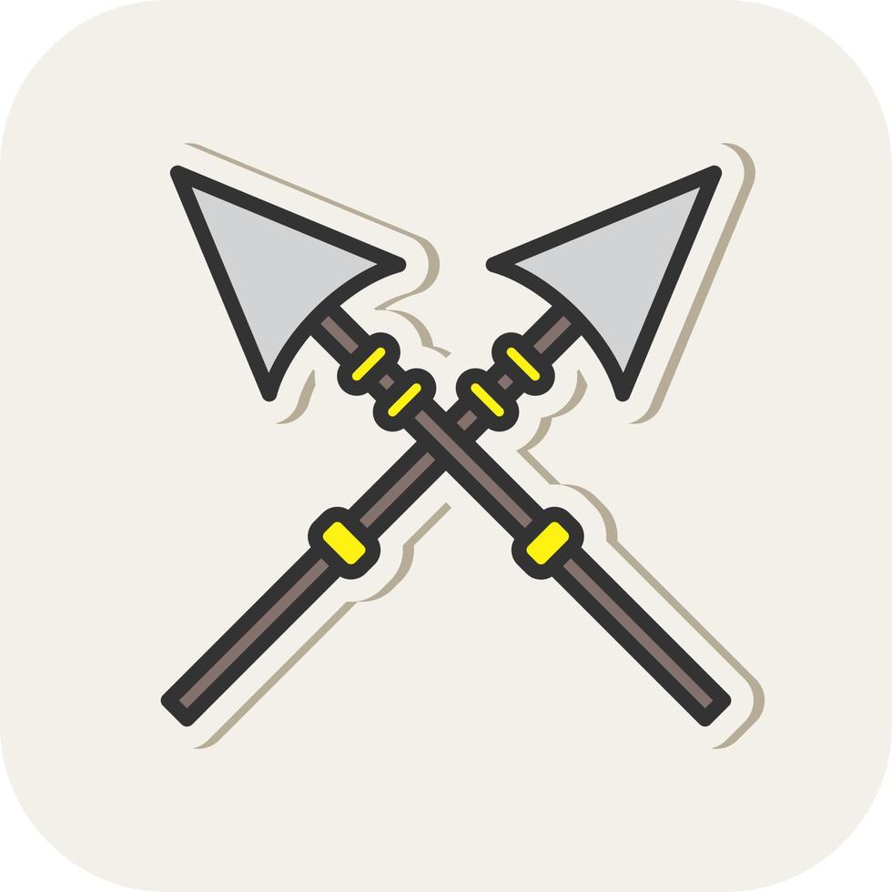 Lance Vector Icon Design