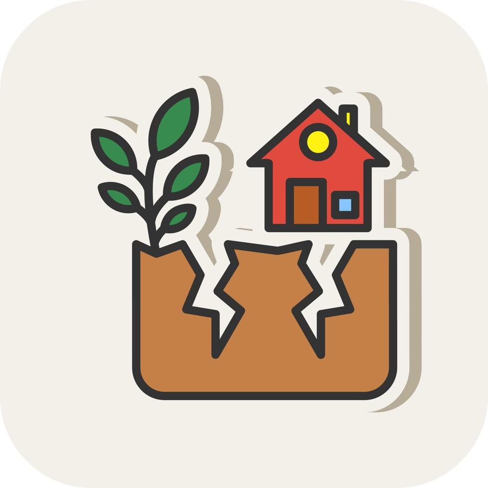 Disaster Vector Icon Design