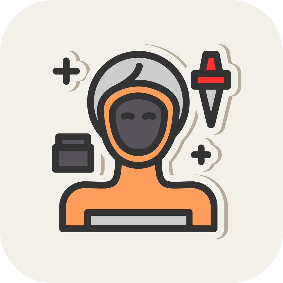 Facial Treatment Vector Icon Design