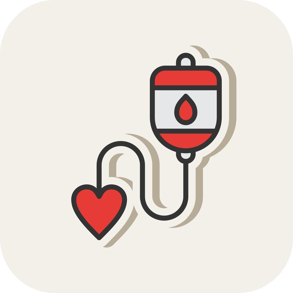 diseño de icono de vector de donación de sangre