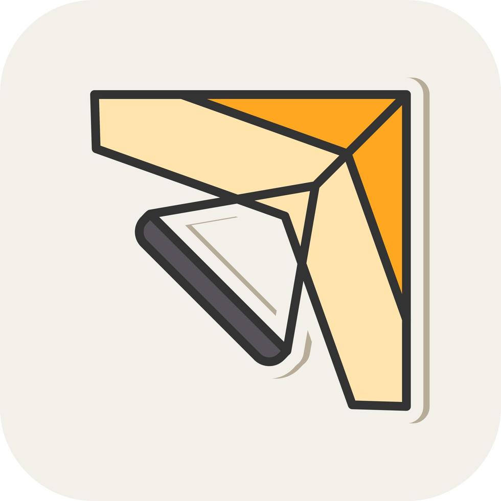 Glider Vector Icon Design
