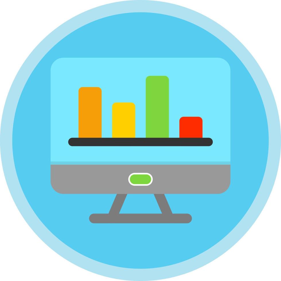 Web Analytics Vector Icon Design