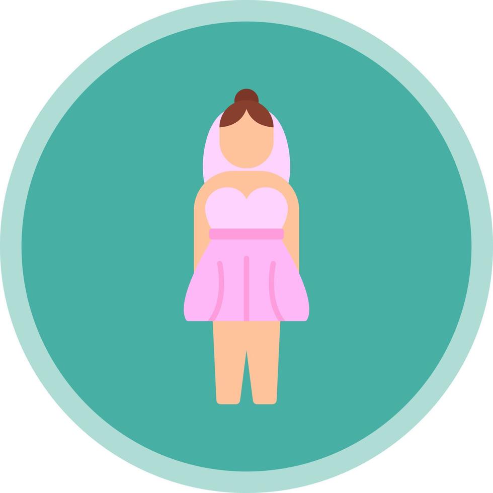 Bride Vector Icon Design