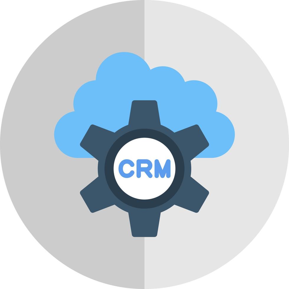 diseño de icono de vector crm