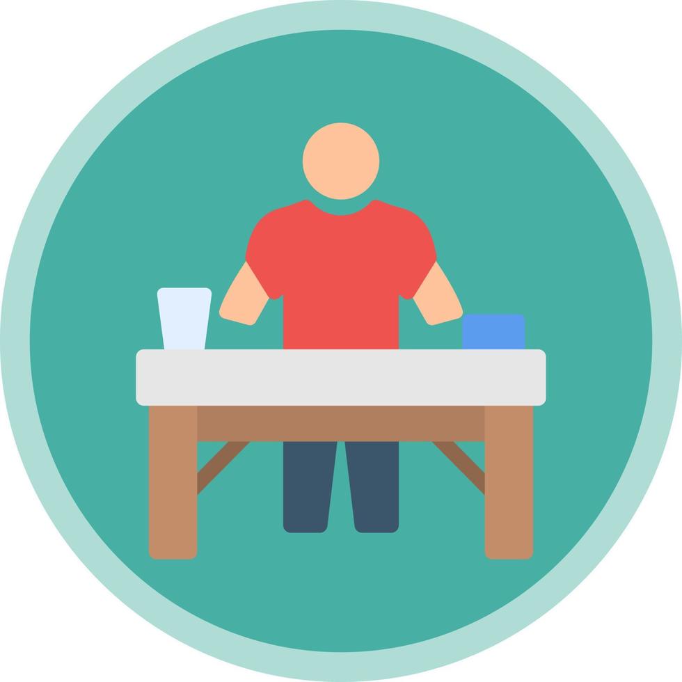 Massage Therapist Vector Icon Design