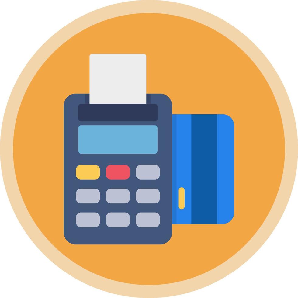 Pos Terminal Vector Icon Design