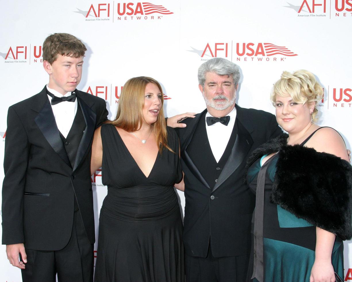 George Lucas and ChildrenAFI Gala In Honor of George LucasLos Angeles CAJune 9 20052005 photo