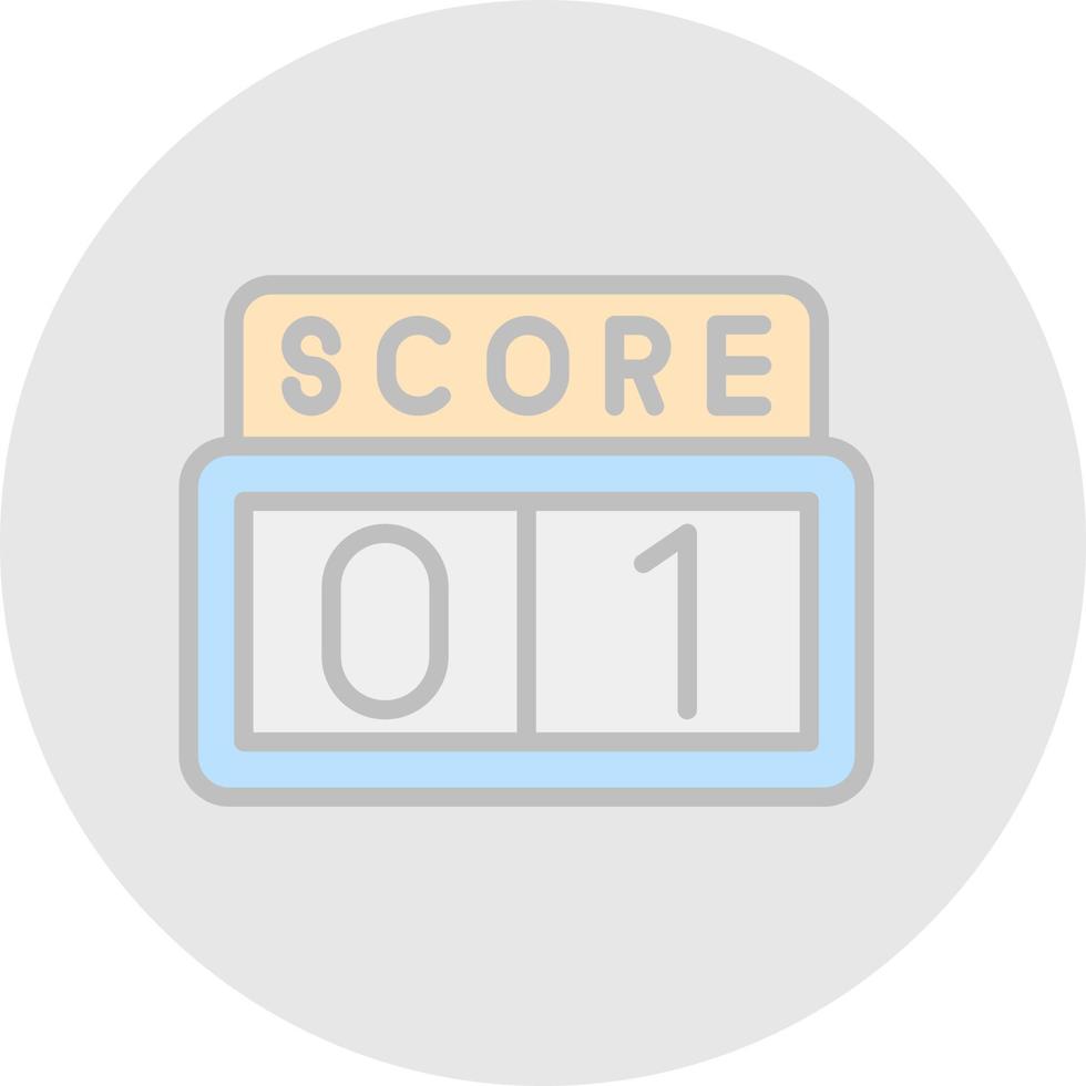 Scoreboard Vector Icon Design