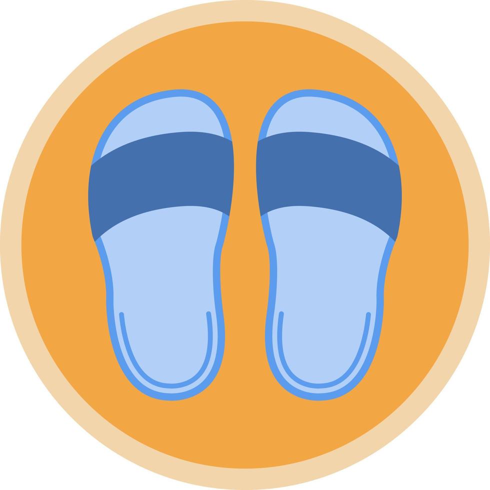 Slippers Vector Icon Design