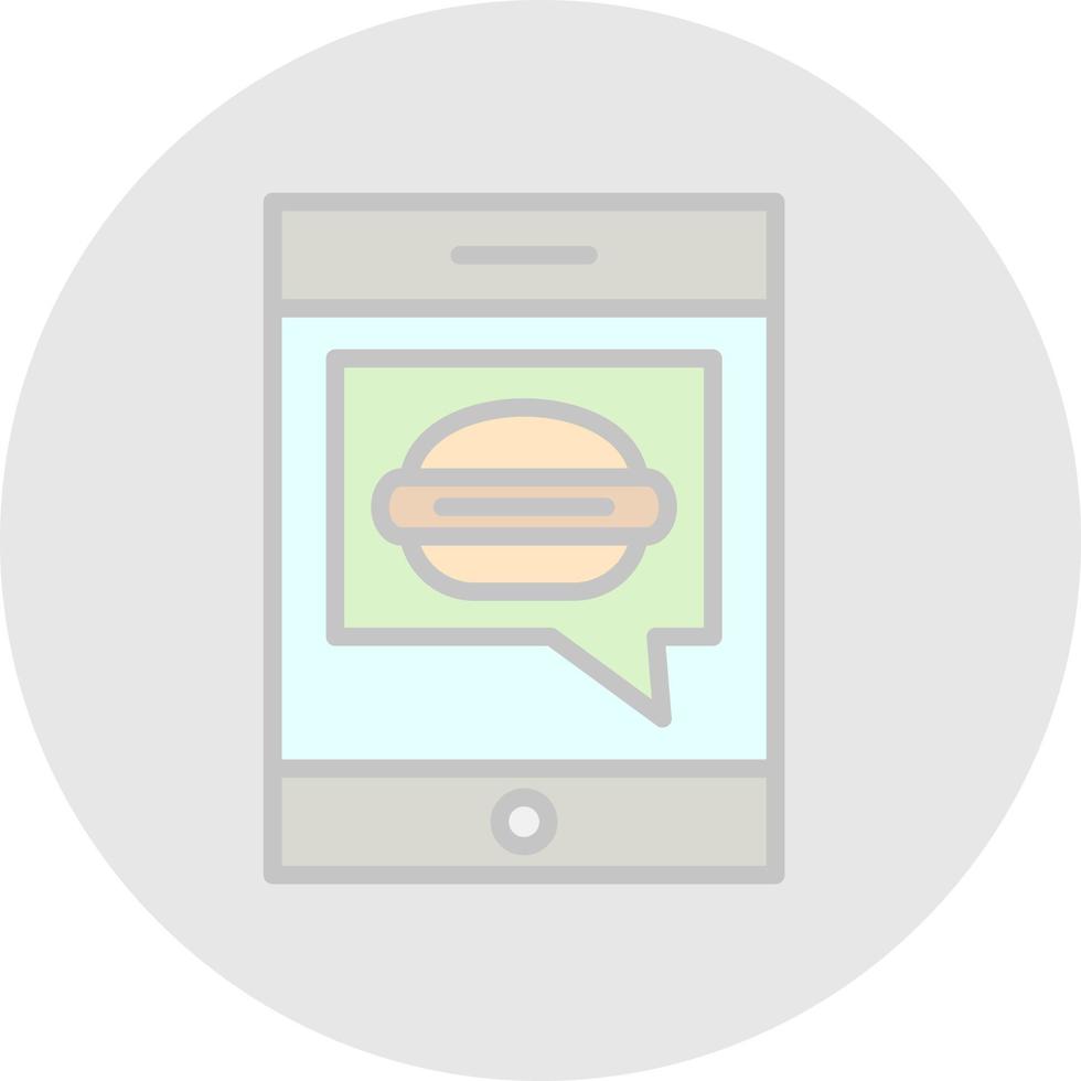 Food App Vector Icon Design