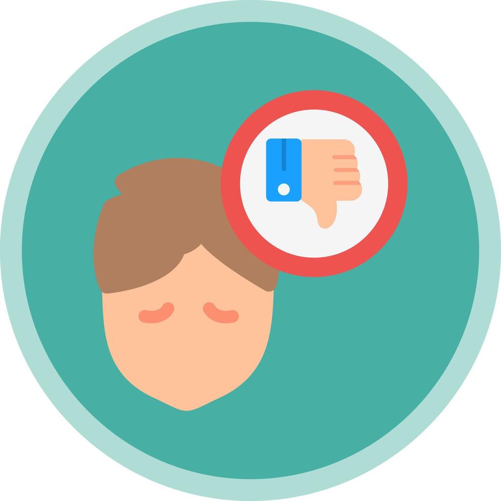 Pessimistic Vector Icon Design