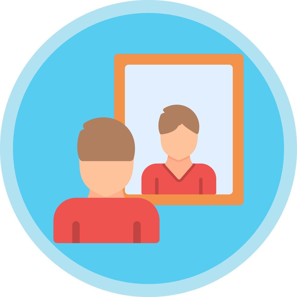 Narcissism Vector Icon Design