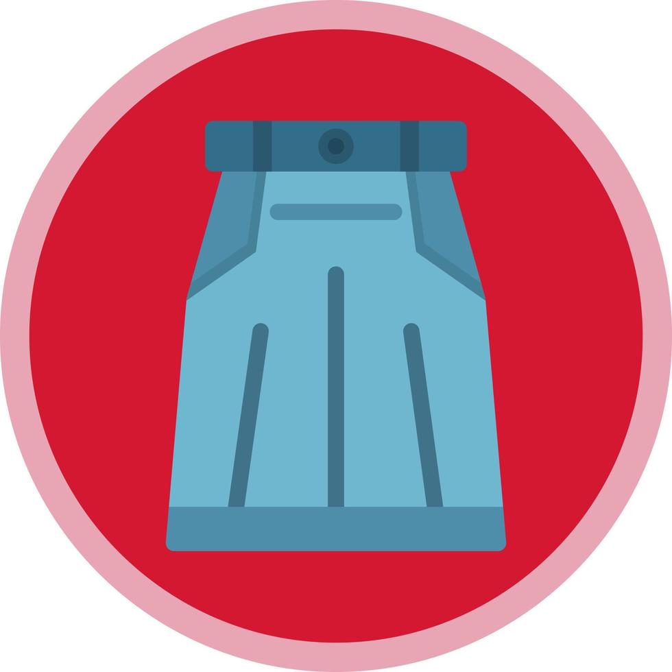 Long Skirt Vector Icon Design