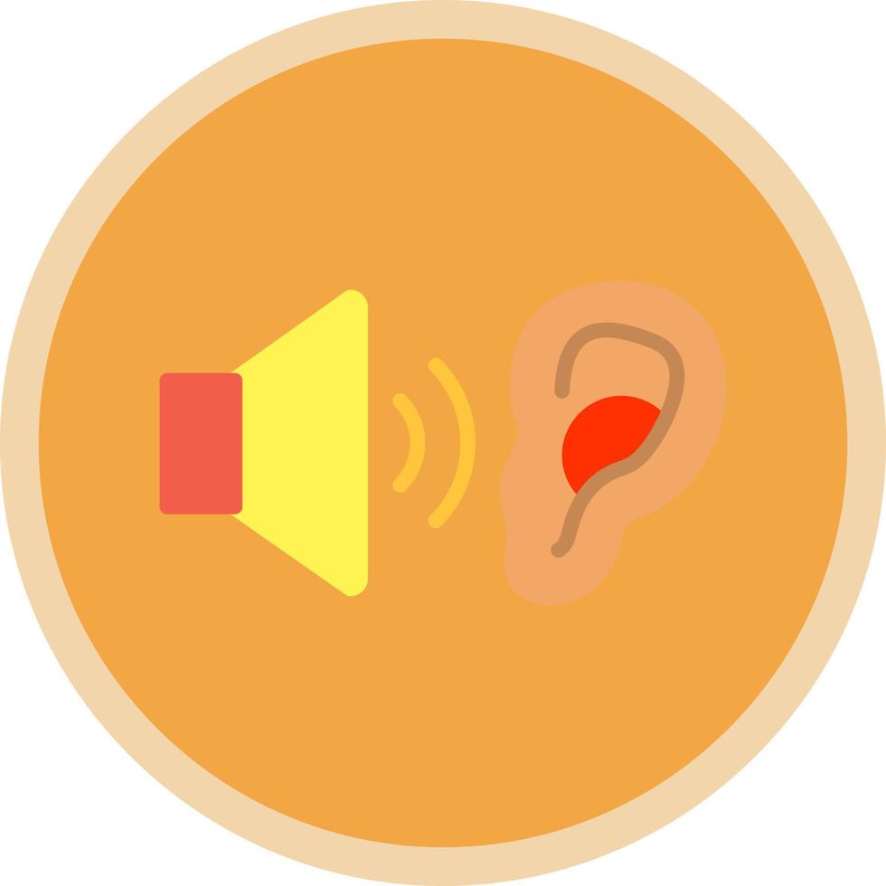 Noise Pollution Vector Icon Design