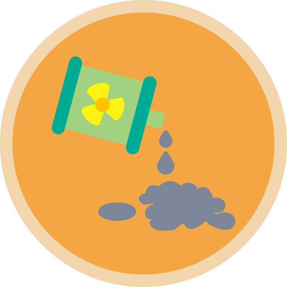 Chemical Spill Vector Icon Design