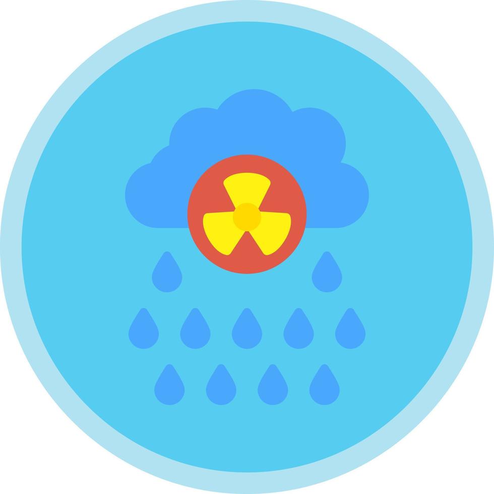 Acid Rain Vector Icon Design