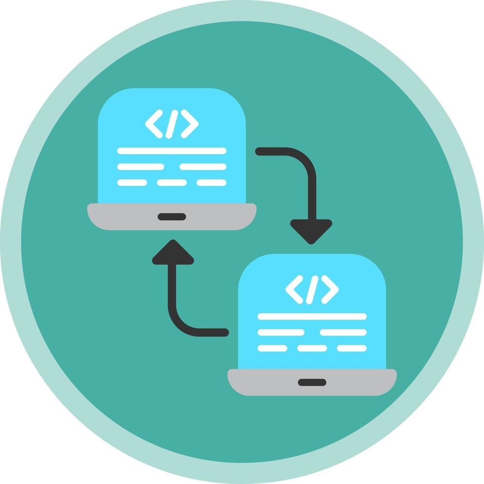 Code Refactoring Vector Icon Design