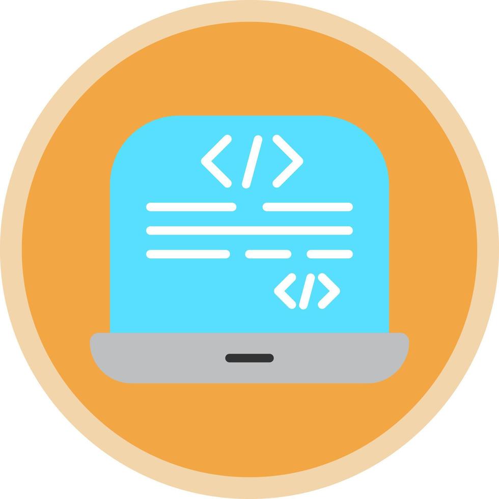 diseño de icono de vector de programación