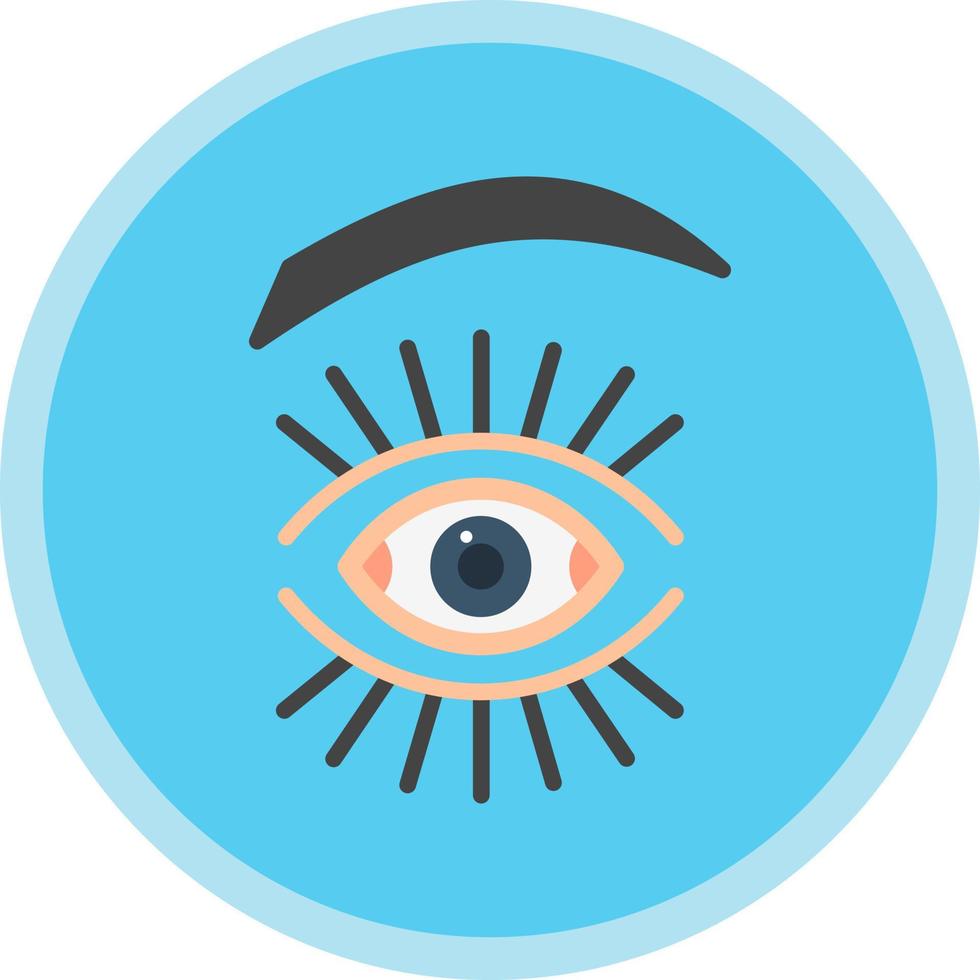 Eyelash Vector Icon Design