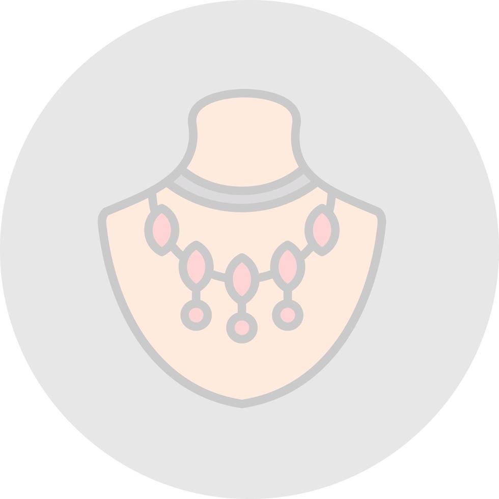 Necklace Vector Icon Design
