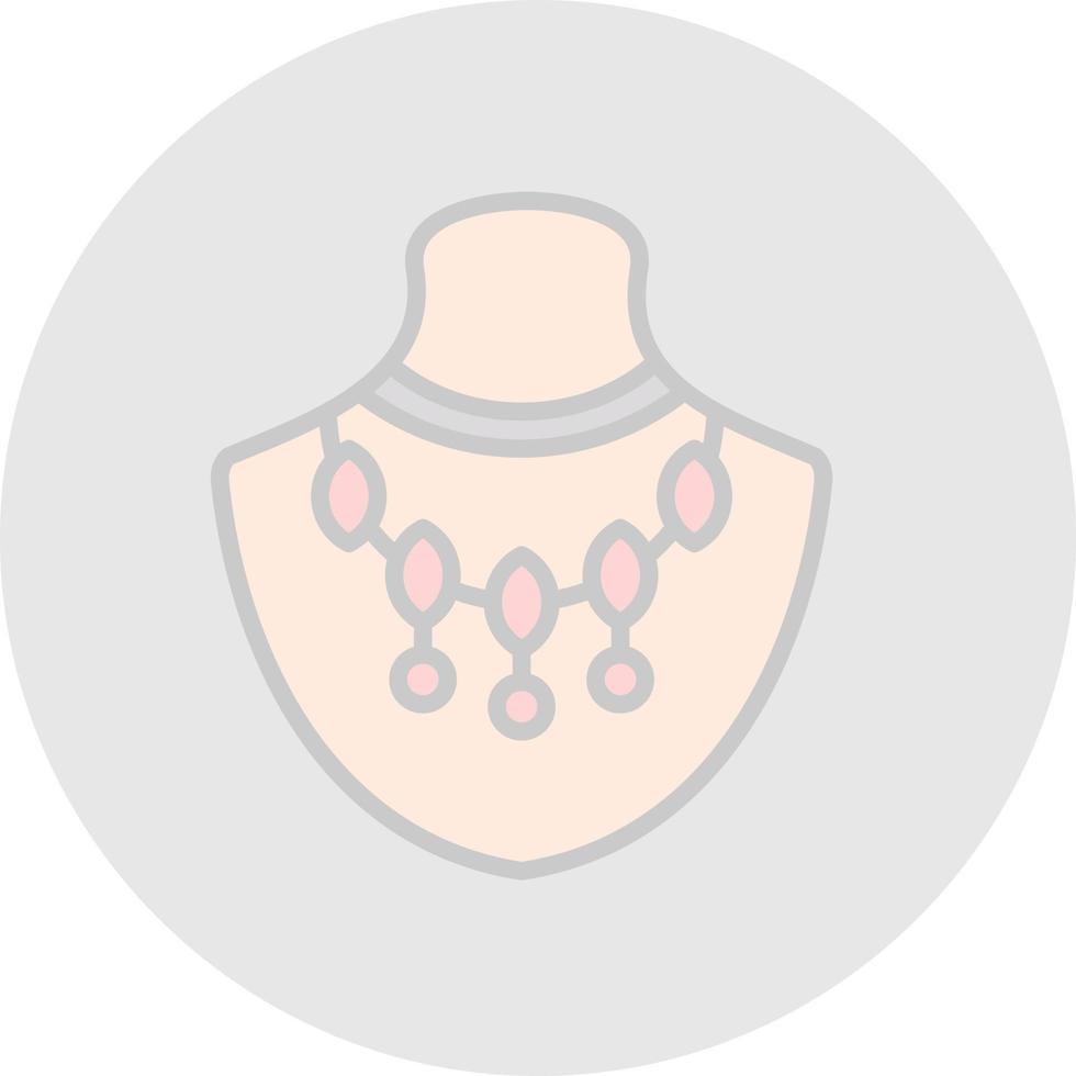 diseño de icono de vector de collar