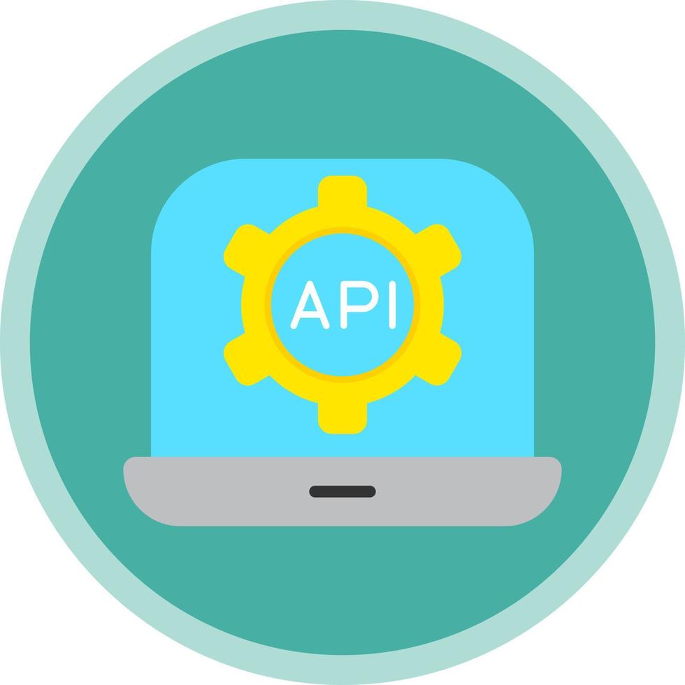 diseño de icono de vector de API