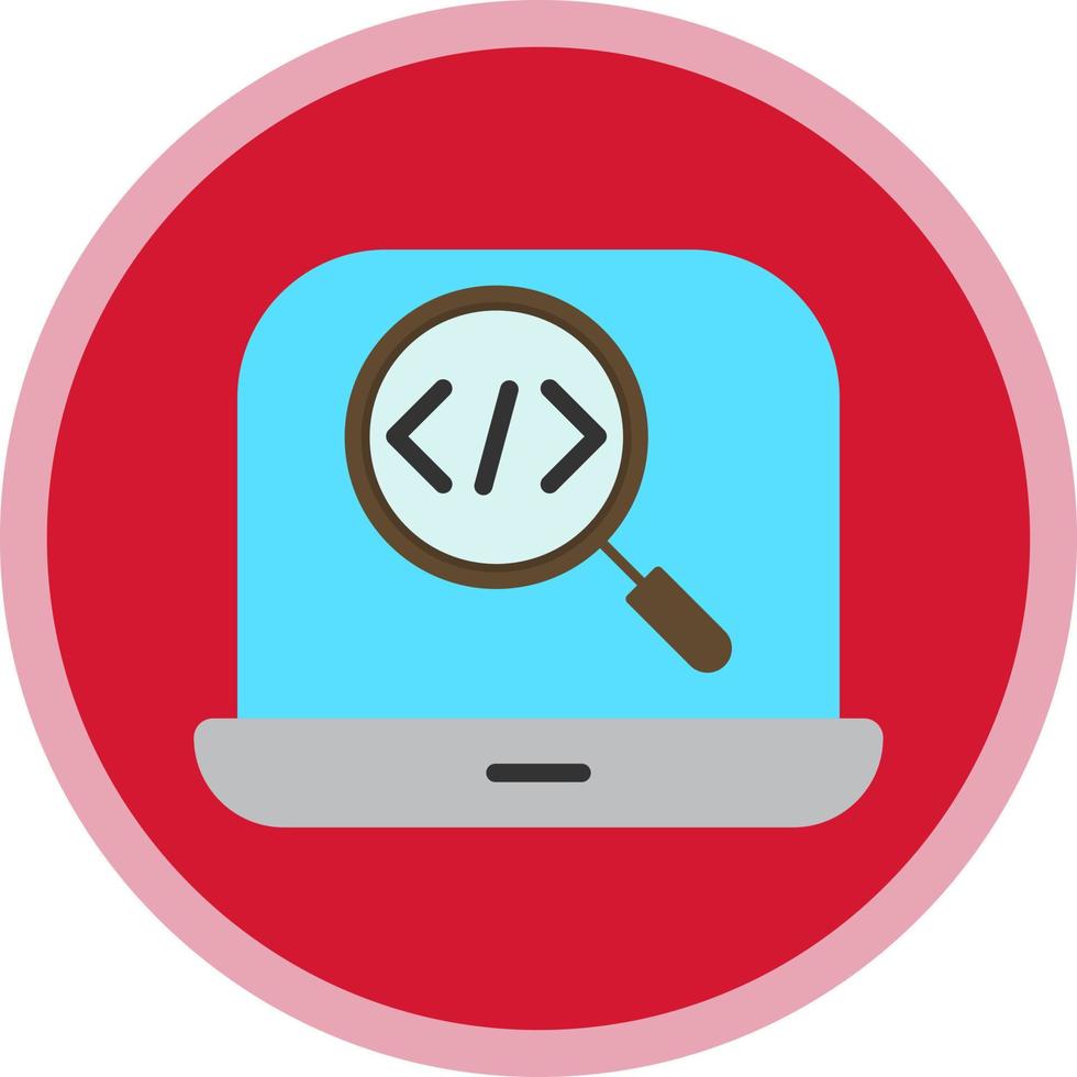 Code Testing Vector Icon Design