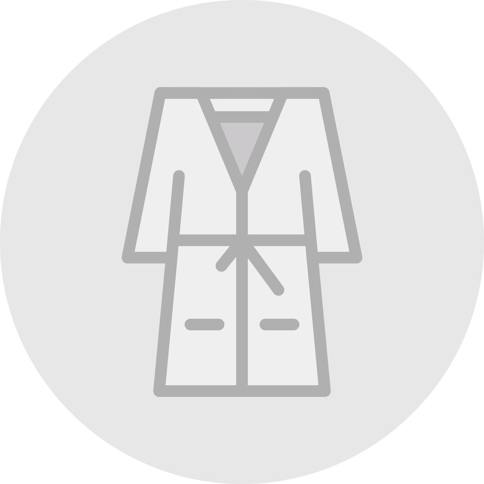 Bath Robe Vector Icon Design