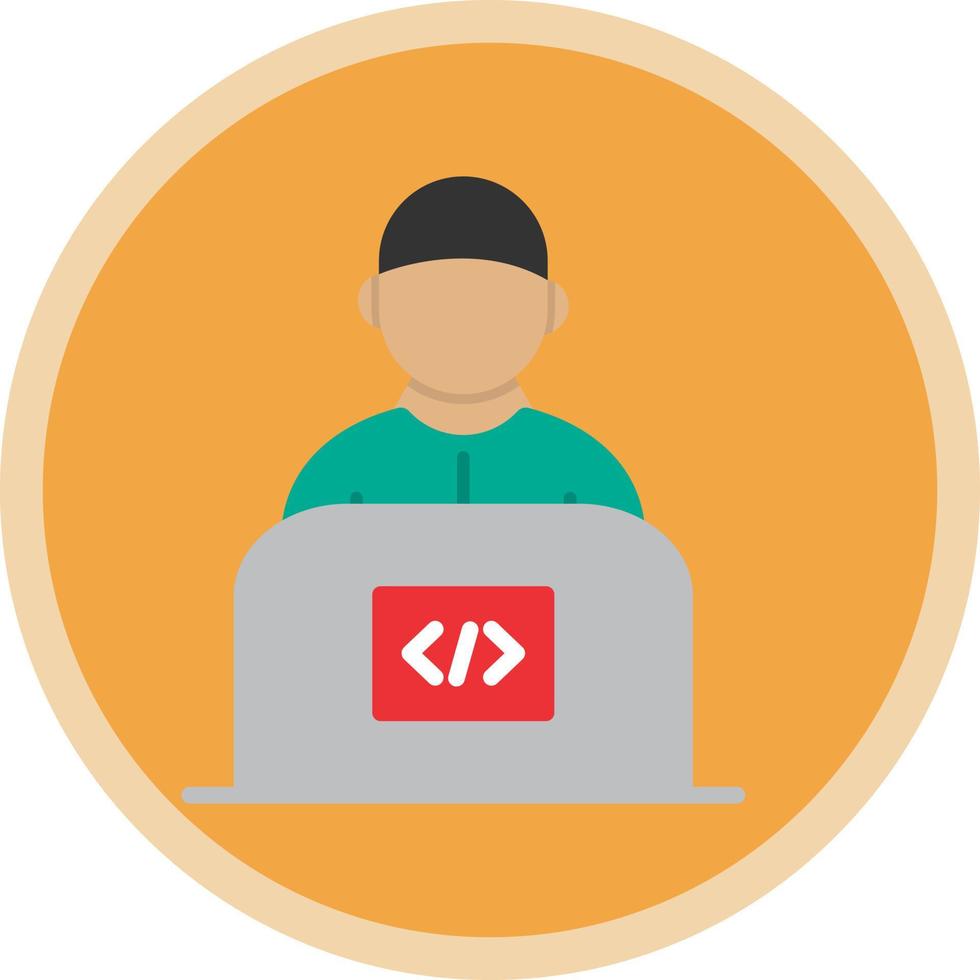 Senior Developer Vector Icon Design