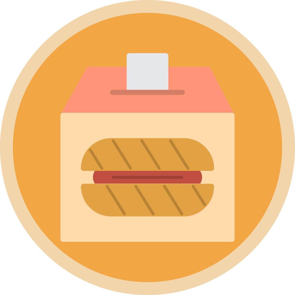 Bread Donation Vector Icon Design