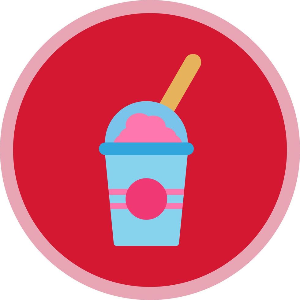 Milkshake Vector Icon Design