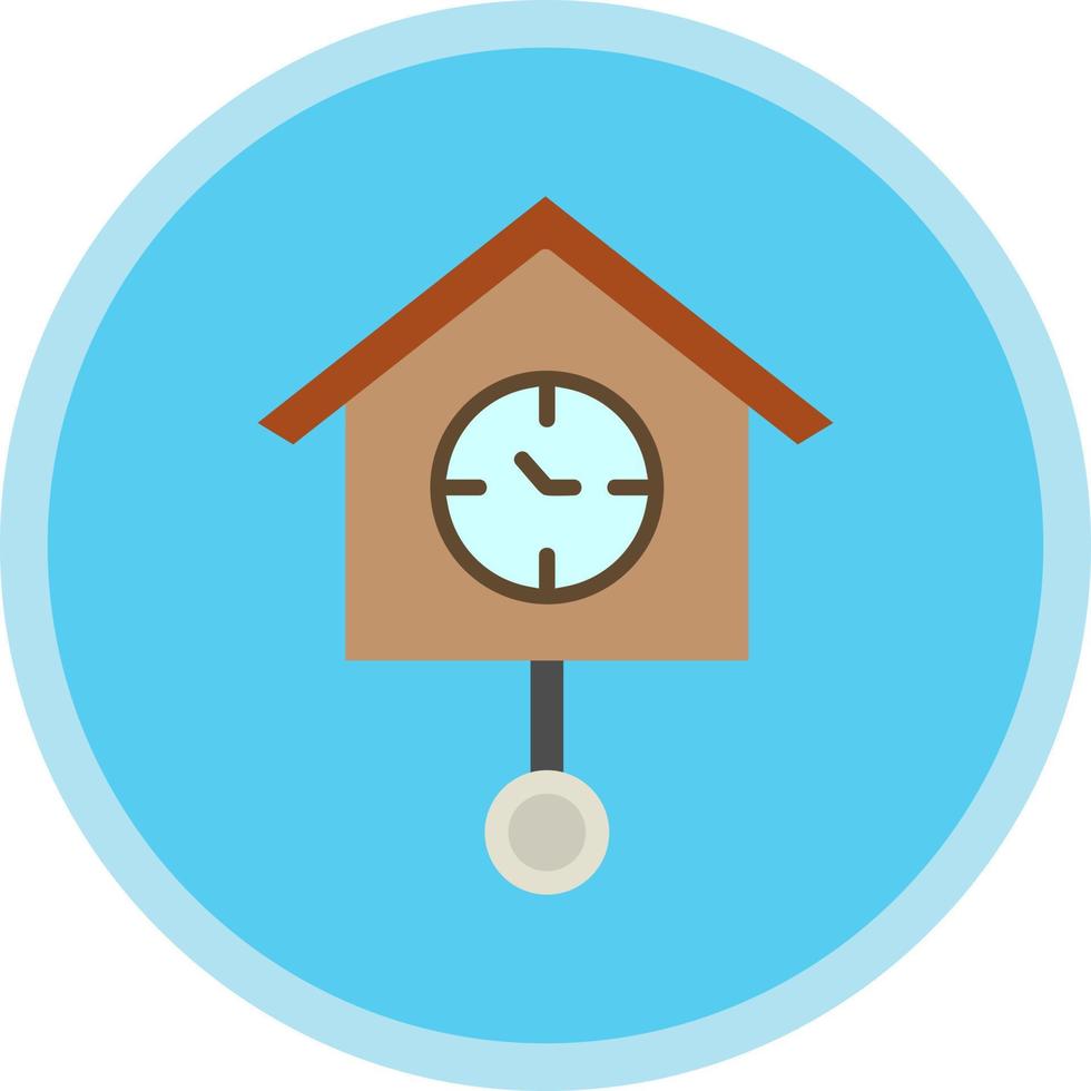Cuckoo Clock Vector Icon Design