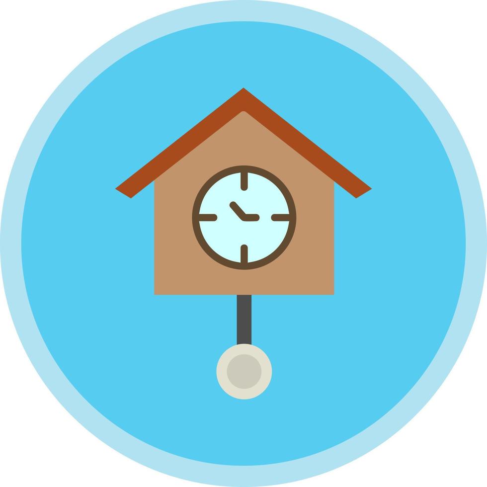 diseño de icono de vector de reloj de cuco