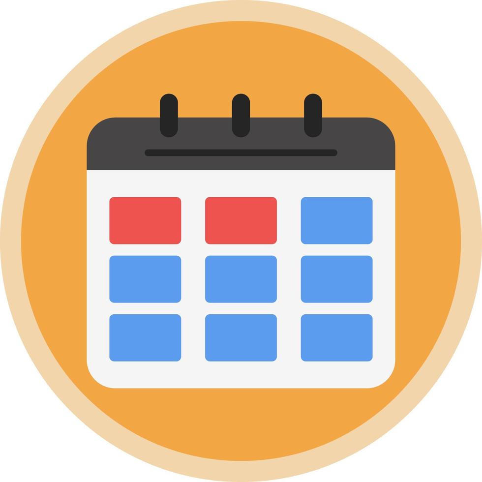 diseño de icono de vector de horario