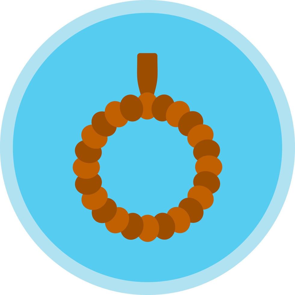 Praying Beads Vector Icon Design