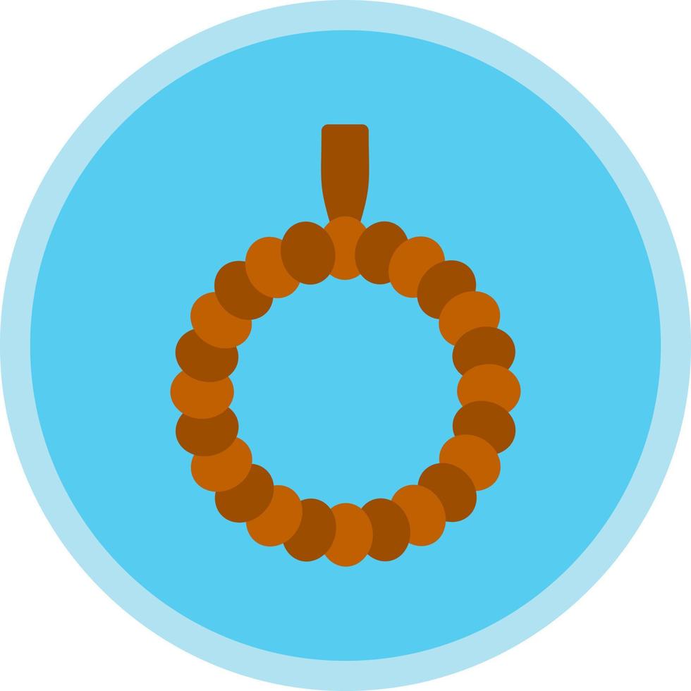 Praying Beads Vector Icon Design