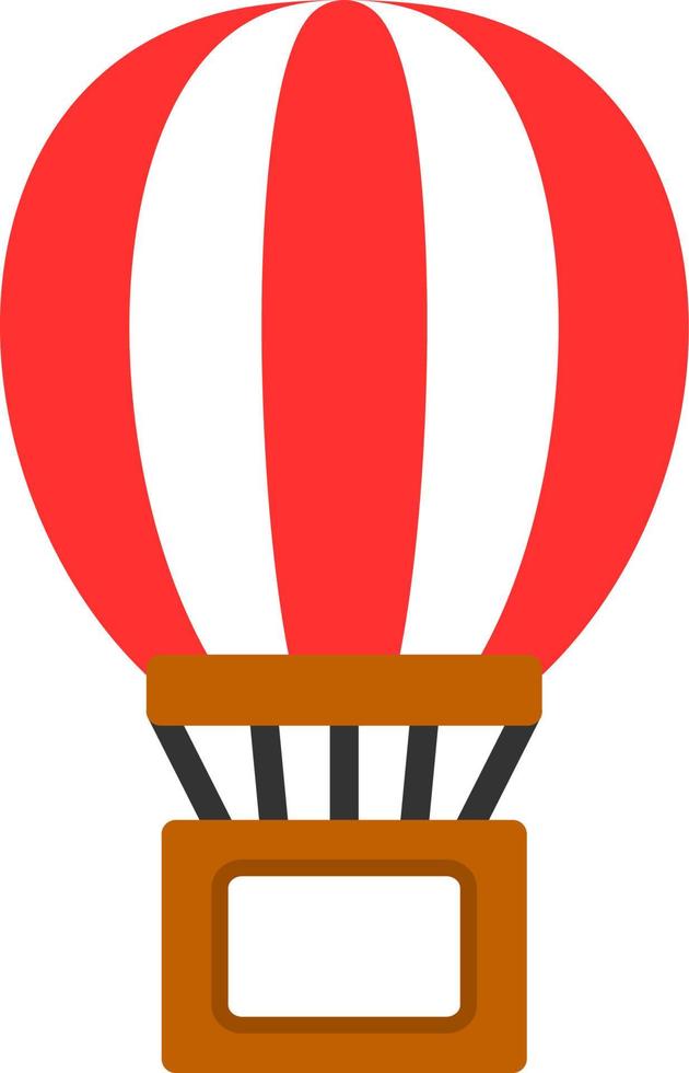 Air Balloon Delivery Vector Icon Design