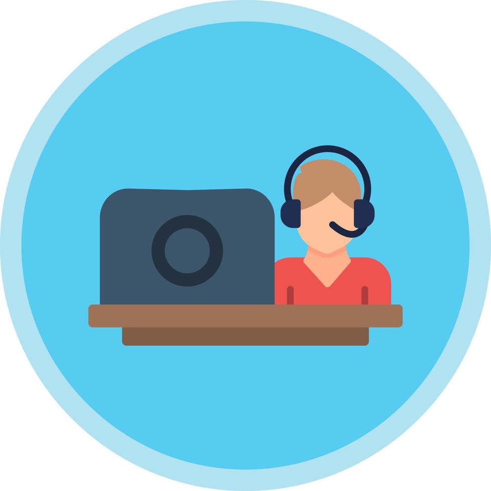 Online Service Vector Icon Design