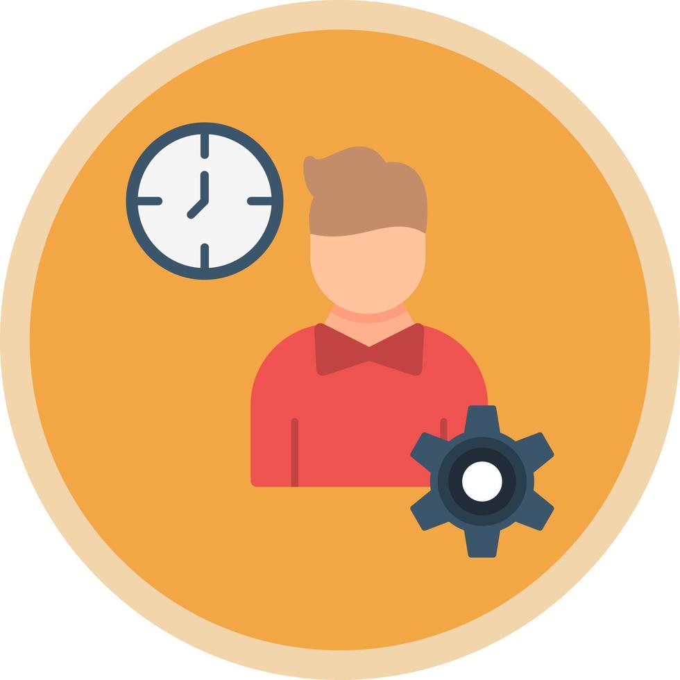 Productive Work Vector Icon Design