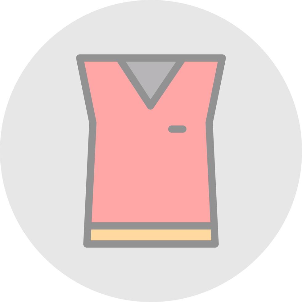 Sleeveless Shirt Vector Icon Design