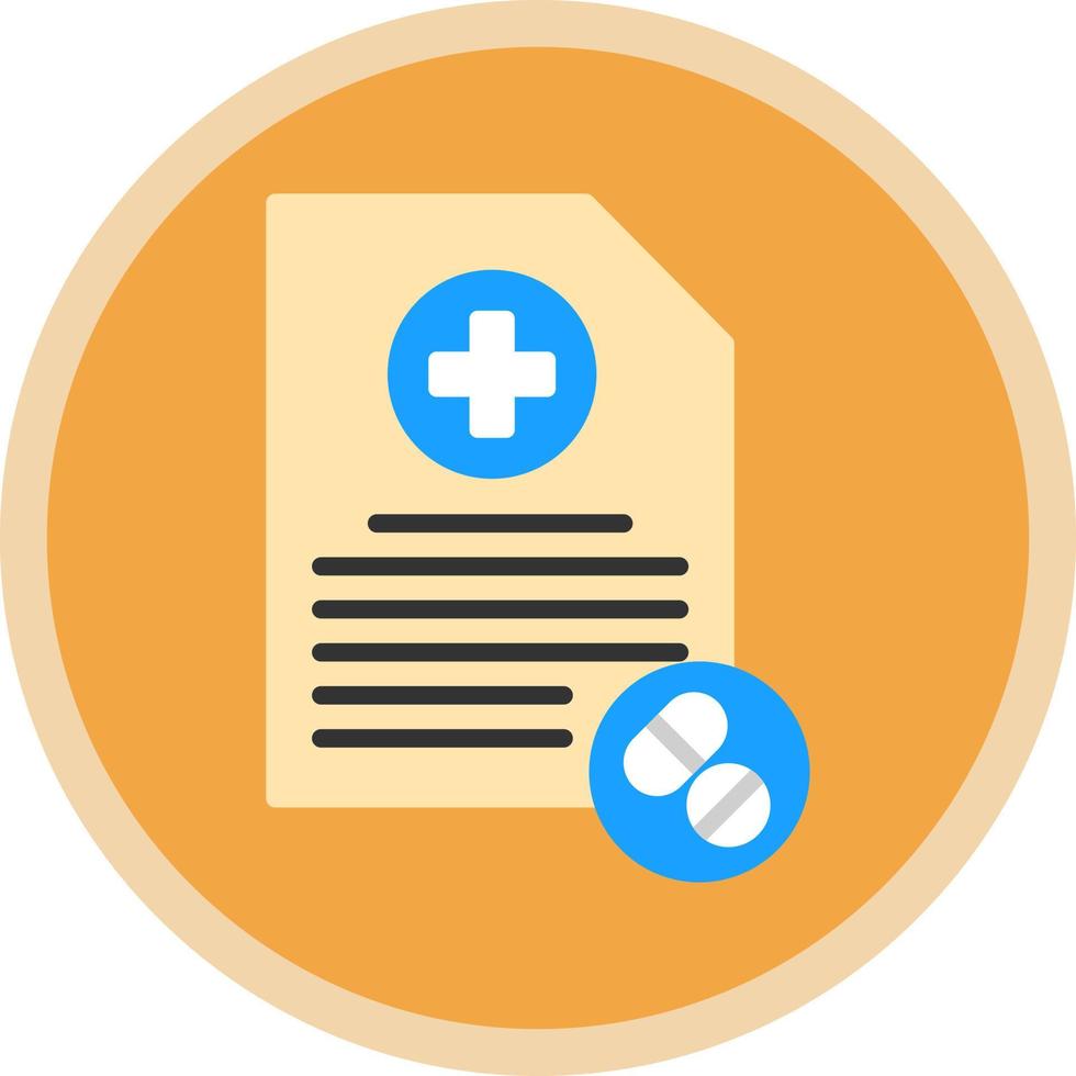 Prescription Vector Icon Design