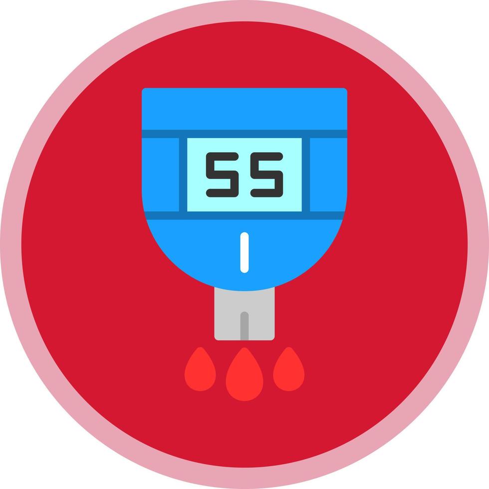 Glucose Checkup Vector Icon Design