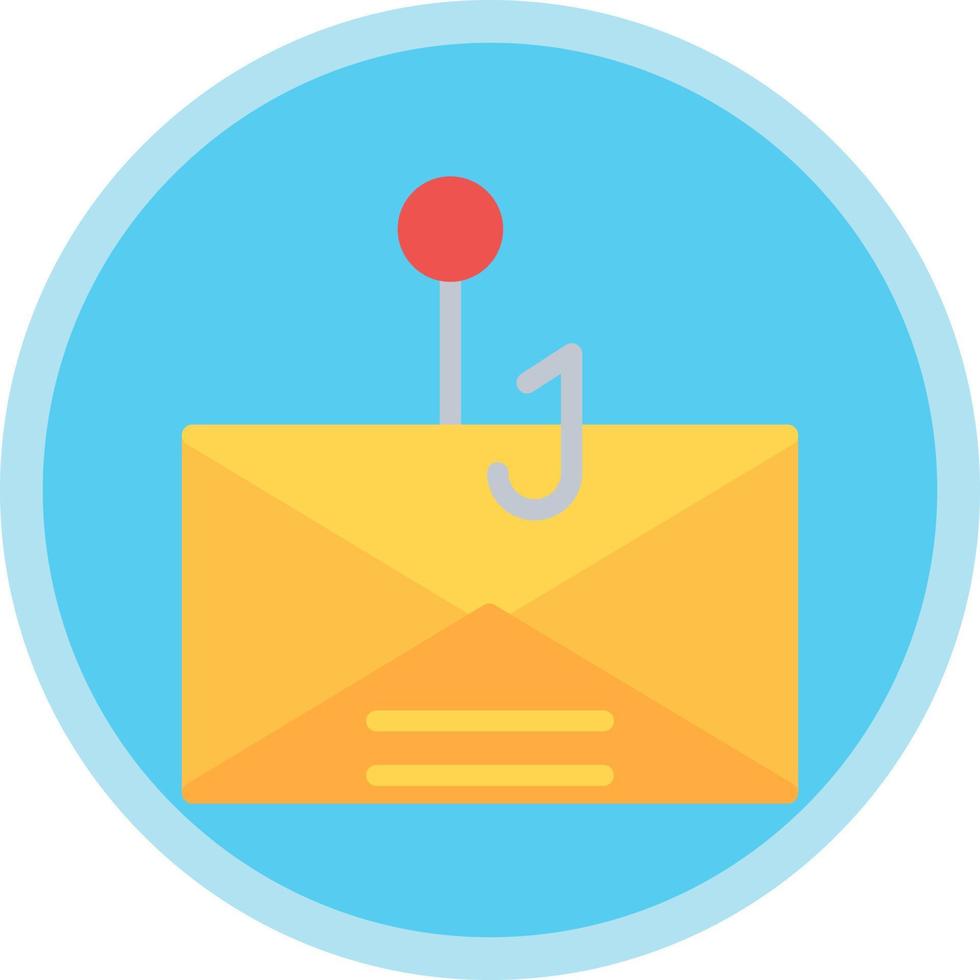 Email Phishing Vector Icon Design