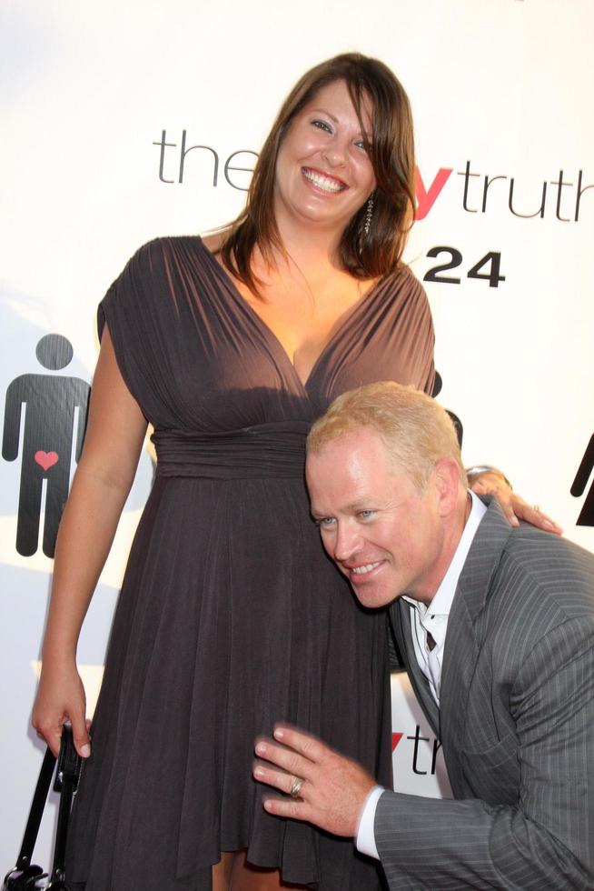 Neal McDonough  wife Ruve arriving at the Ugly Truth  Premiere at the Cinerama Dome at the ArcLight Theaters in Los Angeles CA  on July 16 2009 2008 photo