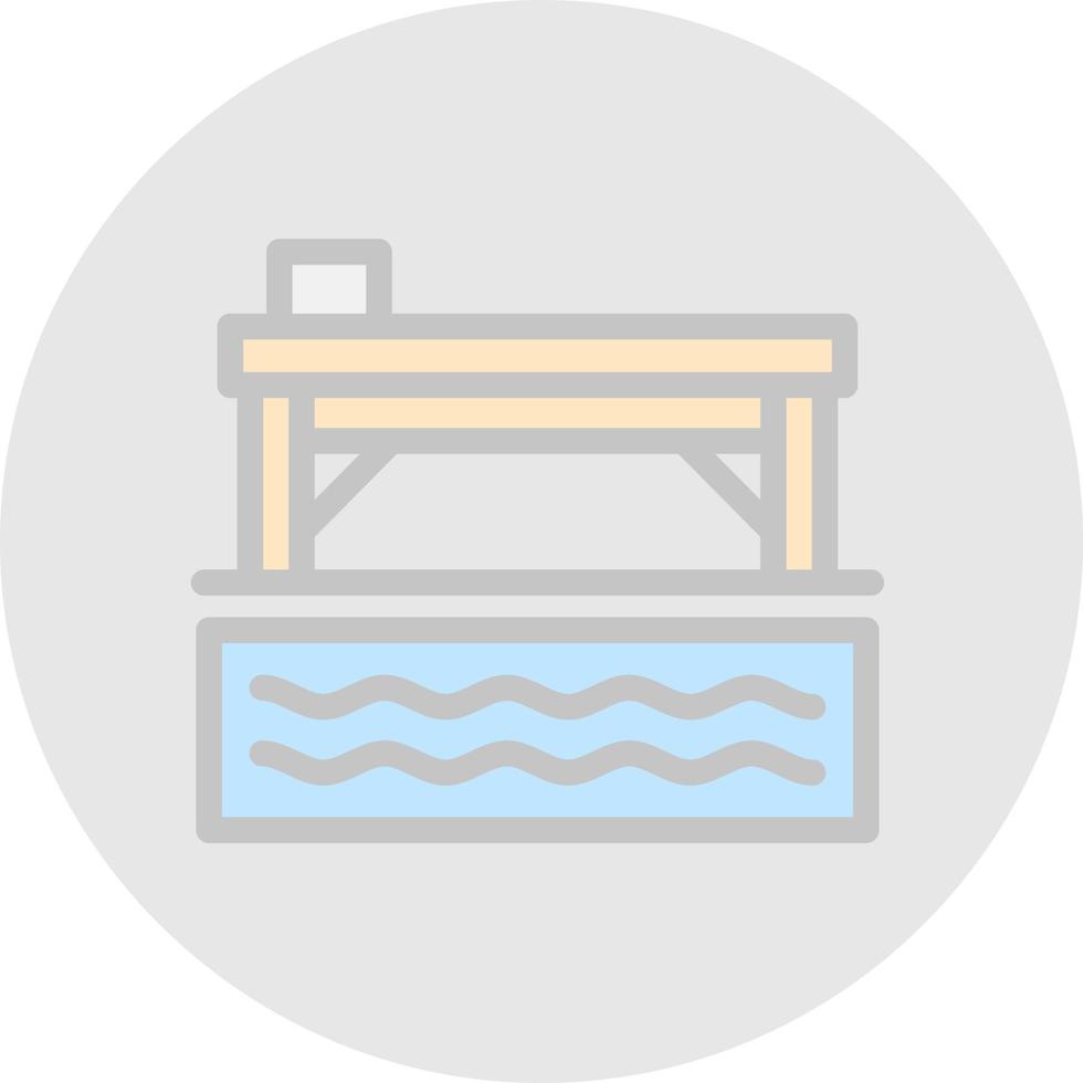 Massage Pool Vector Icon Design