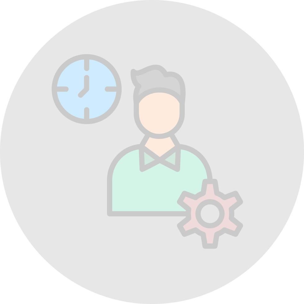 Productive Work Vector Icon Design